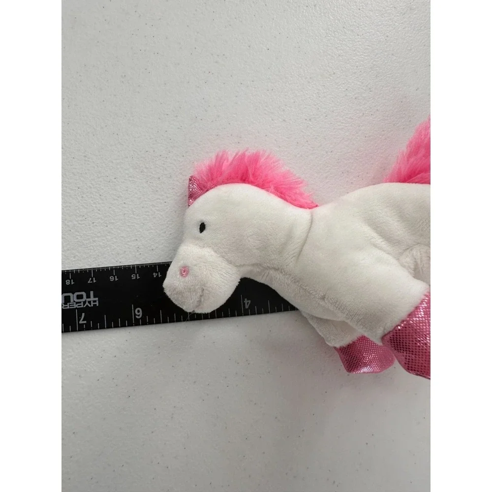 Baby Gund Plush‎ White & Pink Unicorn Glitter Hooves - 6 Inches Horse Stuffed